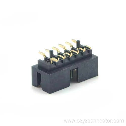 2.0mm Pitch Box header Connector SMT With Post H6.35mm 2*6P